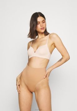 Anna Field Sko 4NHR41013 Anna Field 2pp højtaljet g-streng tan tan kvinder