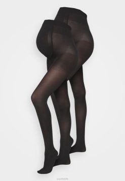 Anna Field Sko 4NHR41115 Anna Field 2 pak 60 den gravide tights sorte kvinder