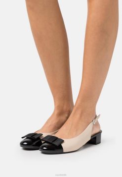 Anna Field Sko 4NHR41730 Anna Field klassiske hæle beige/sort kvinder