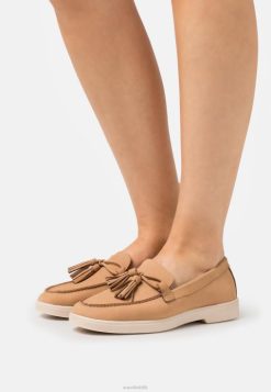 Anna Field Sko 4NHR41814 Anna Field læder slip-ons beige kvinder