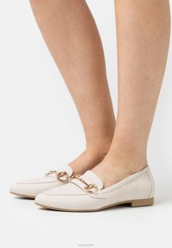 Anna Field Sko 4NHR41823 Anna Field læder slip-ons off white kvinder