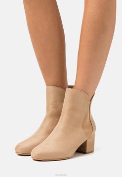 Anna Field Sko 4NHR41892 Anna Field klassiske ankelstøvler beige kvinder