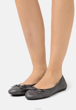 Anna Field Sko 4NHR42138 Anna Field 2 pakke ballet pumps sort/gul kvinder