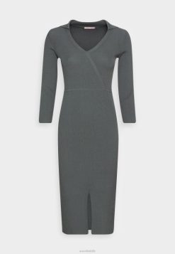 Anna Field Sko 4NHR4233 Anna Field trøje kjole grøn kvinder