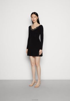 Anna Field Sko 4NHR4236 Anna Field trøje kjole sort kvinder