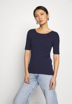 Anna Field Sko 4NHR4242 Anna Field basic t-shirt maritim blå kvinder