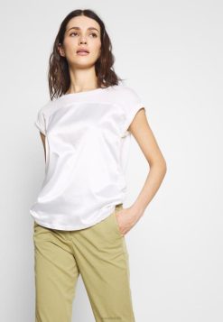 Anna Field Sko 4NHR4260 Anna Field print t-shirt off-white kvinder