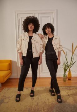 Anna Field Sko 4NHR4263 Anna Field 3 pack print t-shirt lyseblå/hvid/sort kvinder