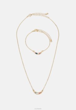 Anna Field Sko 4NHR42654 Anna Field sæt halskæde guldfarvet kvinder