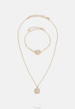 Anna Field Sko 4NHR42657 Anna Field sæt halskæde guldfarvet kvinder