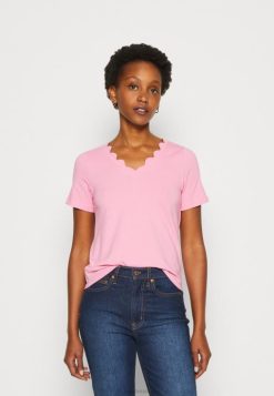 Anna Field Sko 4NHR4269 Anna Field print t-shirt pink kvinder