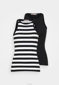 Anna Field Sko 4NHR4383 Anna Field 2 pak top sort kvinder