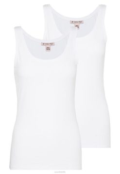 Anna Field Sko 4NHR4404 Anna Field 2 pak top hvid kvinder