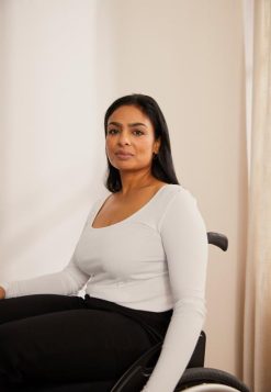 Anna Field Sko 4NHR4572 Anna Field langærmet top hvid kvinder