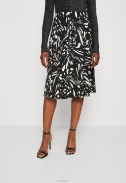 Anna Field Sko 4NHR4788 Anna Field a-line nederdel sort/hvid kvinder