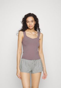 Anna Field Støvler 4NHR41069 Anna Field korte 2-pak pyjamasbukser blå kvinder