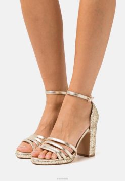 Anna Field Støvler 4NHR41555 Anna Field platform sandaler guld kvinder