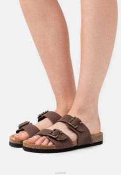 Anna Field Støvler 4NHR41876 Anna Field hjemmesko mørkebrune kvinder