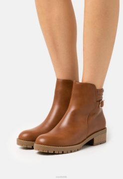 Anna Field Støvler 4NHR41948 Anna Field klassiske ankelstøvler cognac kvinder