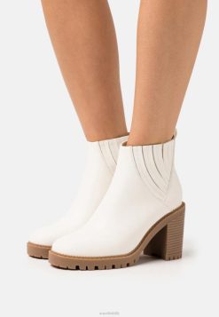 Anna Field Støvler 4NHR41960 Anna Field hvide højhælede ankelstøvler kvinder