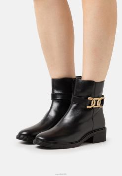 Anna Field Støvler 4NHR41963 Anna Field klassiske ankelstøvler i læder sort kvinder