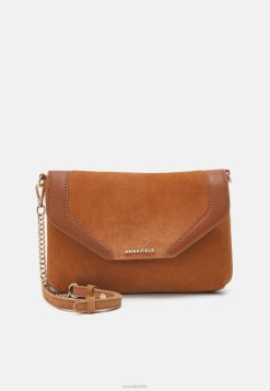 Anna Field Støvler 4NHR42410 Anna Field læder clutch cognac kvinder