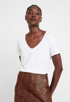 Anna Field Støvler 4NHR4247 Anna Field basic t-shirt hvid kvinder