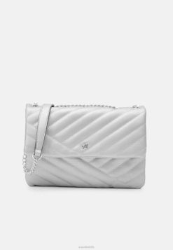 Anna Field Støvler 4NHR42551 Anna Field på tværs af kropstaske sølvfarvet kvinder