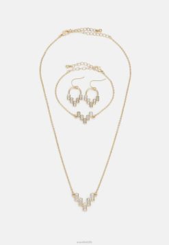 Anna Field Støvler 4NHR42653 Anna Field sæt øreringe guldfarvede kvinder