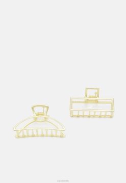 Anna Field Støvler 4NHR42668 Anna Field 2-pak hårstyling tilbehør guldfarvet kvinder