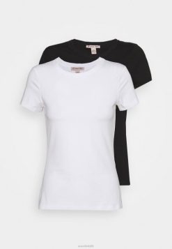 Anna Field Støvler 4NHR4316 Anna Field 2-pak basic t-shirt hvid/sort kvinder