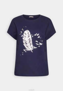 Anna Field Støvler 4NHR4319 Anna Field print t-shirt blå kvinder