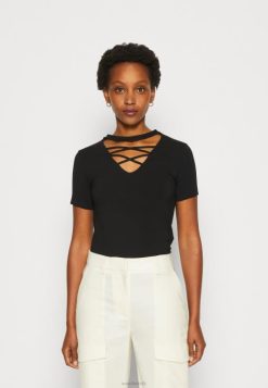 Anna Field Støvler 4NHR4325 Anna Field print t-shirt sort kvinder