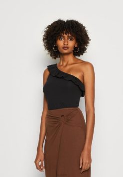 Anna Field Støvler 4NHR4430 Anna Field top sort kvinder