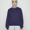 Anna Field Støvler 4NHR4757 Anna Field sweatshirt mørkeblå kvinder