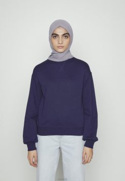 Anna Field Støvler 4NHR4757 Anna Field sweatshirt mørkeblå kvinder