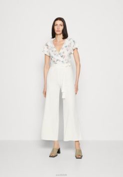Anna Field Støvler 4NHR4880 Anna Field jumpsuit beige/hvid kvinder