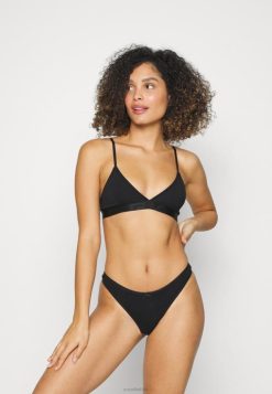 Anna Field Støvler 4NHR4976 Anna Field georgina 7-seks g-streng i bomuld sort/grå kvinder