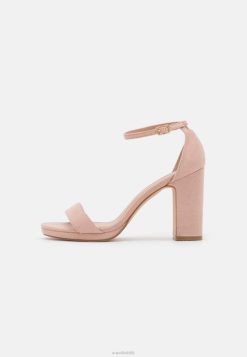 Anna Field Tasker 4NHR41275 Anna Field højhælede sandaler lys pink kvinder