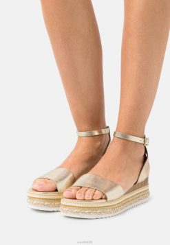 Anna Field Tasker 4NHR41464 Anna Field platform sandaler guld kvinder