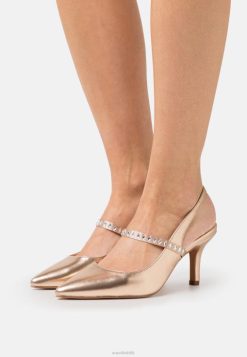 Anna Field Tasker 4NHR41611 Anna Field klassiske hæle guld kvinder