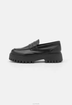Anna Field Tasker 4NHR41791 Anna Field læder slip-ons sort kvinder