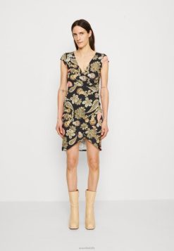 Anna Field Tasker 4NHR4189 Anna Field jersey kjole sort/flerfarvet kvinder