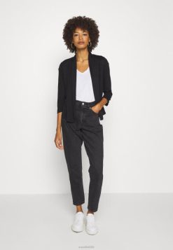 Anna Field Tasker 4NHR4261 Anna Field basic v-neck drop shoulder 2 pack basic t-shirt sort/hvid kvinder