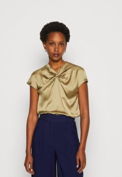 Anna Field Tasker 4NHR4285 Anna Field khaki t-shirt med tryk kvinder