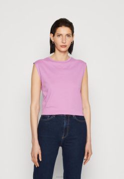 Anna Field Tasker 4NHR4363 Anna Field basic t-shirt lilla kvinder
