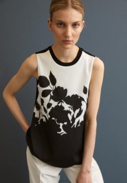 Anna Field Tasker 4NHR4504 Anna Field bluse sort/hvid kvinder