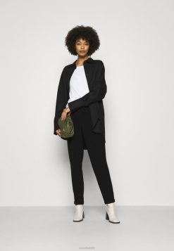 Anna Field Tasker 4NHR4519 Anna Field 2 pak langærmet top hvid/sort kvinder