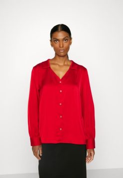 Anna Field Tasker 4NHR4678 Anna Field button-down bluse rød kvinder