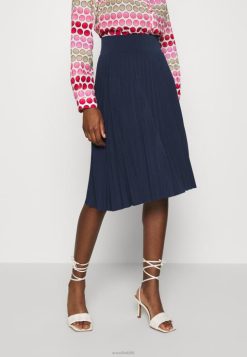 Anna Field Tasker 4NHR4774 Anna Field plisse a-line mini nederdel a-line nederdel maritim blå kvinder